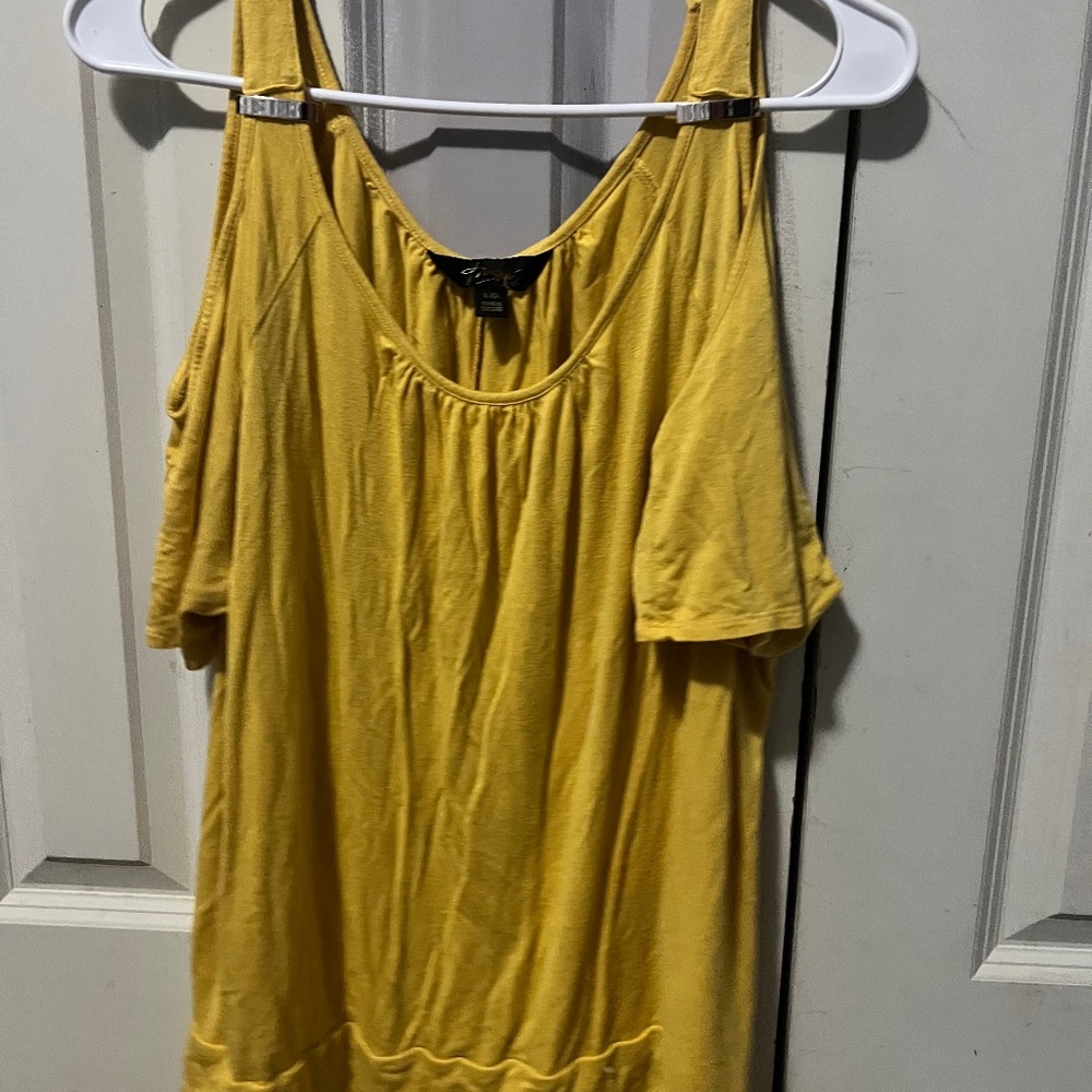 Open Shoulder Dress Shirt